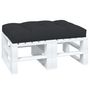 Voir la diapositive 3 : VIDAXL Coussin de palette noir 120x80x12 cm tissu