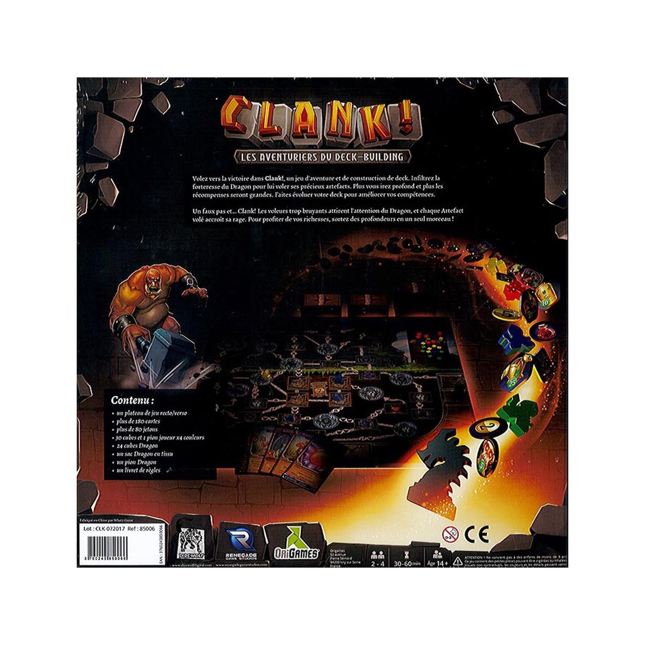 Voir la diapositive 2 : Abysse corp Jeu de Plateau Clank les Aventuriers du Deck 