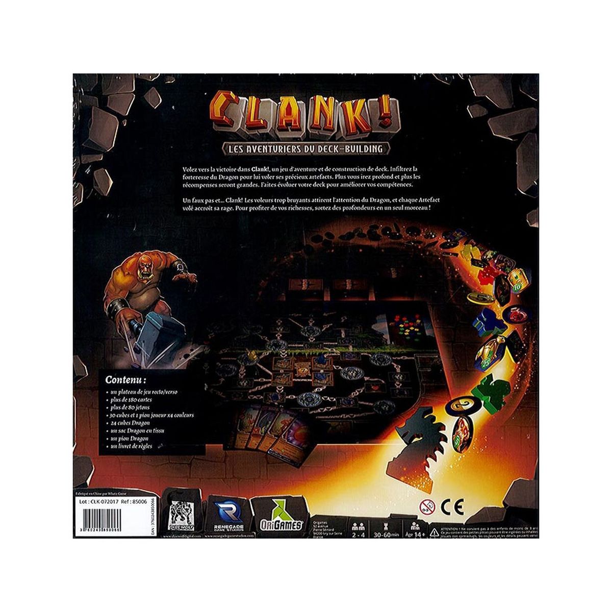 Abysse corp Jeu de Plateau Clank les Aventuriers du Deck 