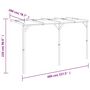 Voir la diapositive 6 : VIDAXL Pergola a appentis 2 x 4 x 2,2 m Bois