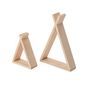 Voir la diapositive 1 : COMBELLE Lot de 2 étagères Tipi en Bois Brut - Mobilier Enfant Made in France