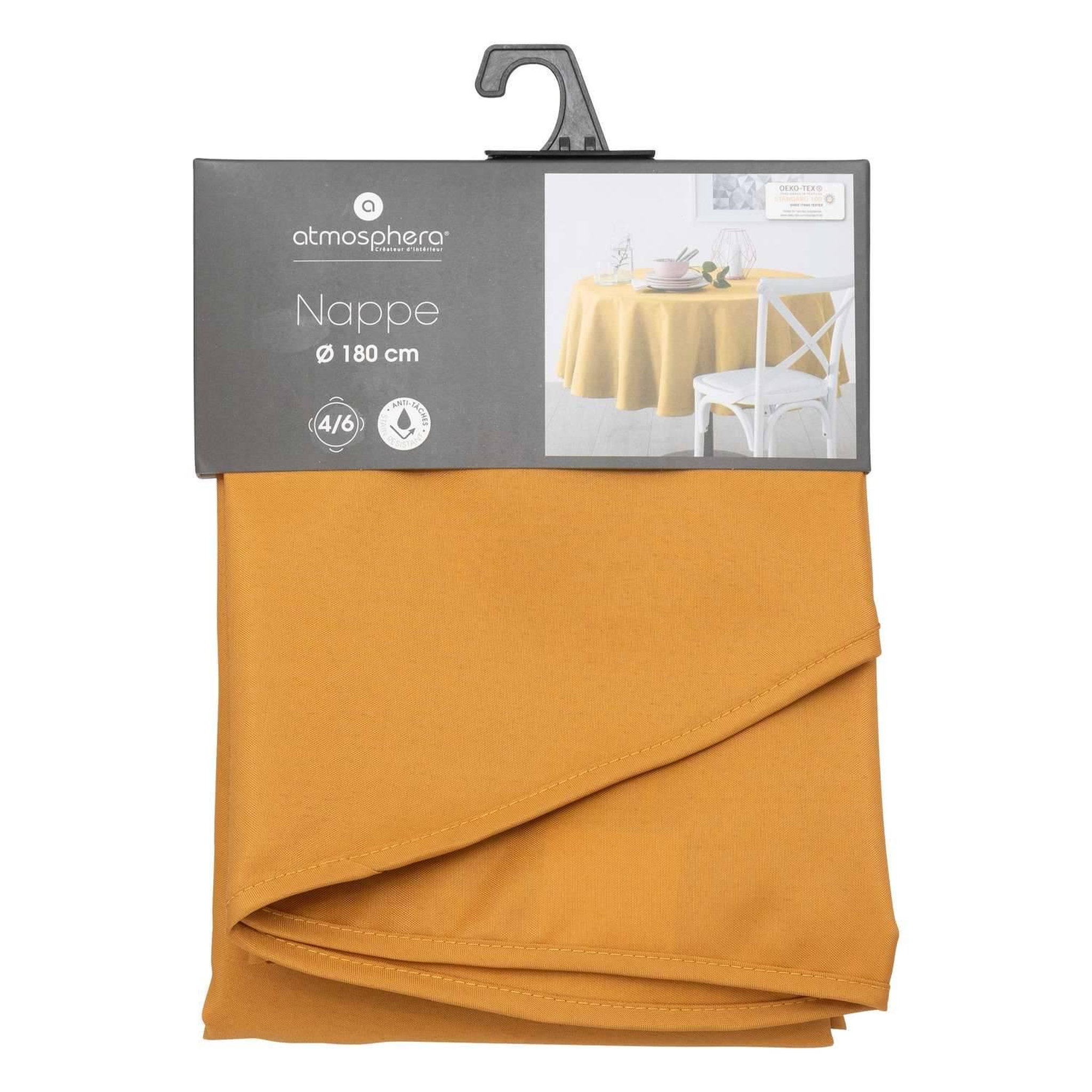 Voir la diapositive 4 : ATMOSPHERA Nappe anti-taches ronde Ophy