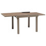 Voir la diapositive 5 : HESPERIDE Table de jardin extensible en aluminium effet bois 8 places PIAZZA