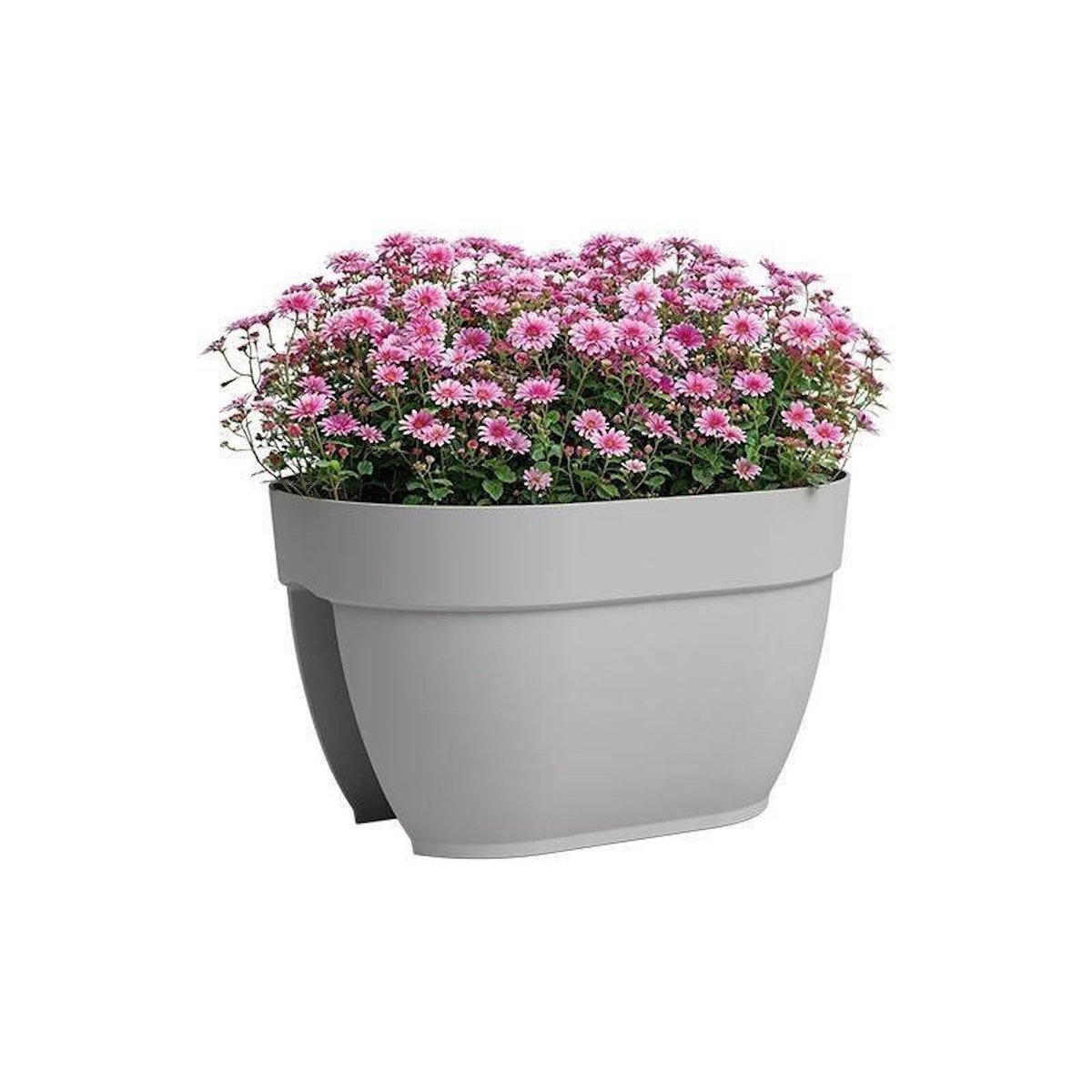 ARTEVASI Jardiniere - ARTEVASI - CAPRI CAMPANA - Balcon - 40 ma - Gris clair