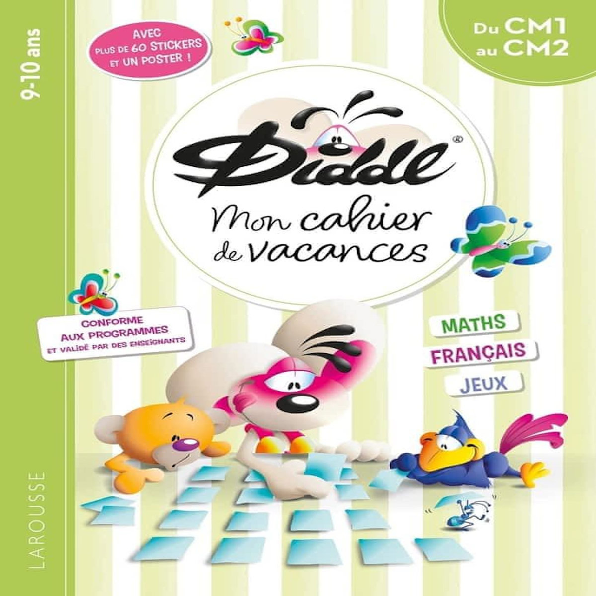 MON CAHIER DE VACANCES DIDDLE. DU CM1 AU CM2, AVEC PLUS DE 60 STICKERS ET UN POSTER !, Lebrun Sophie