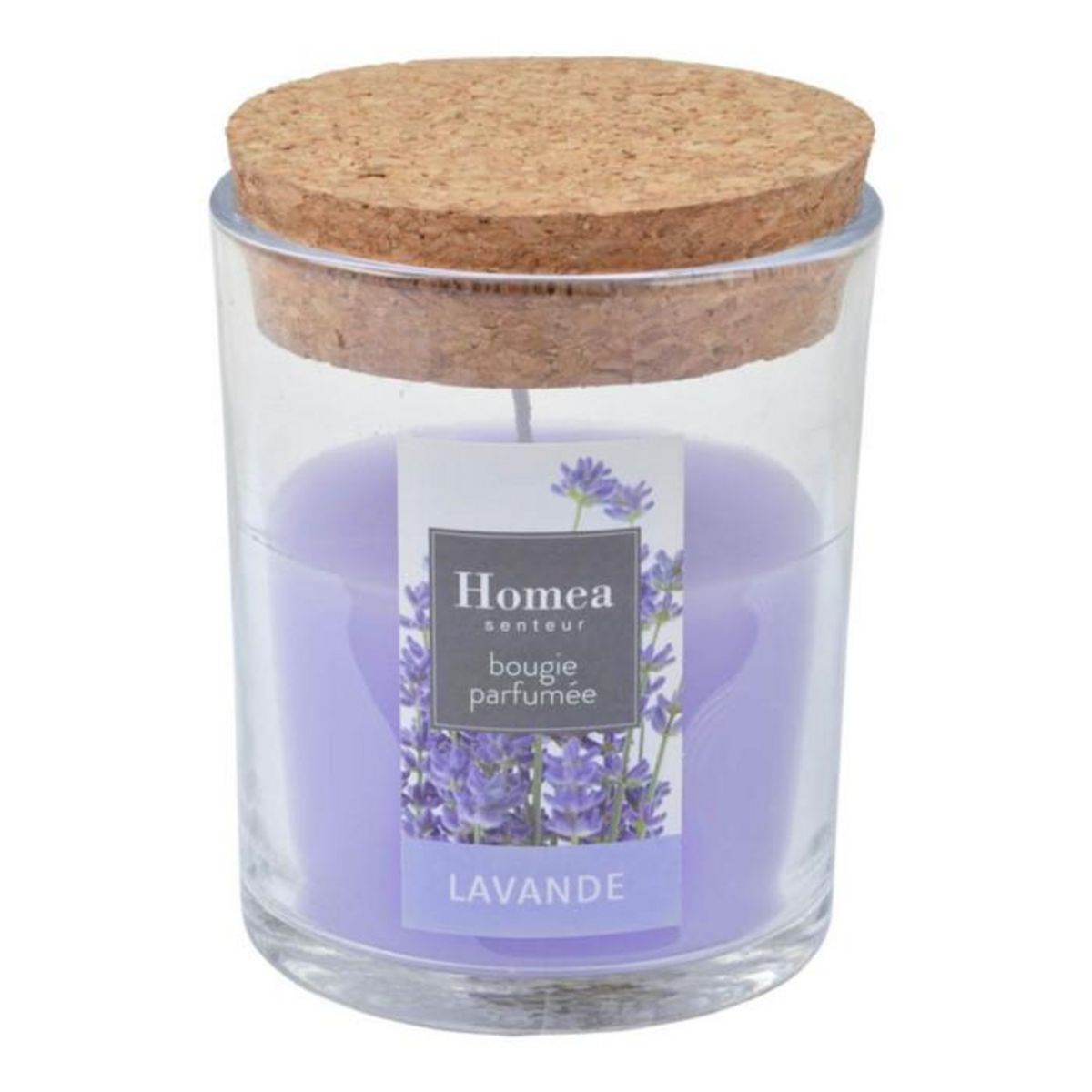 Paris Prix Bougie Verrine Parfumée  Essentiel II  8cm Lavande