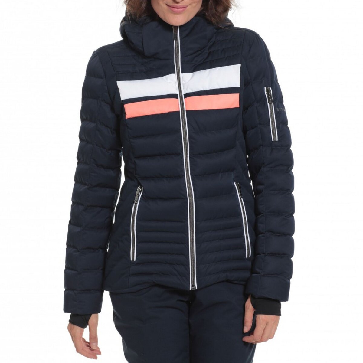 SUN VALLEY Manteau de ski Marine Femme Sun Valley Rannok pas cher