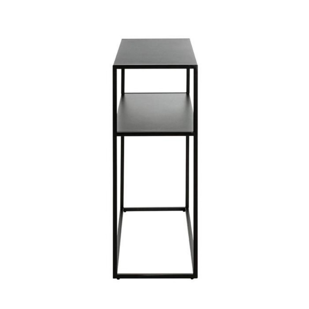 Paris Prix Console Design en Métal  Soraya  80cm Noir