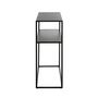 Voir la diapositive 3 : Paris Prix Console Design en Métal  Soraya  80cm Noir