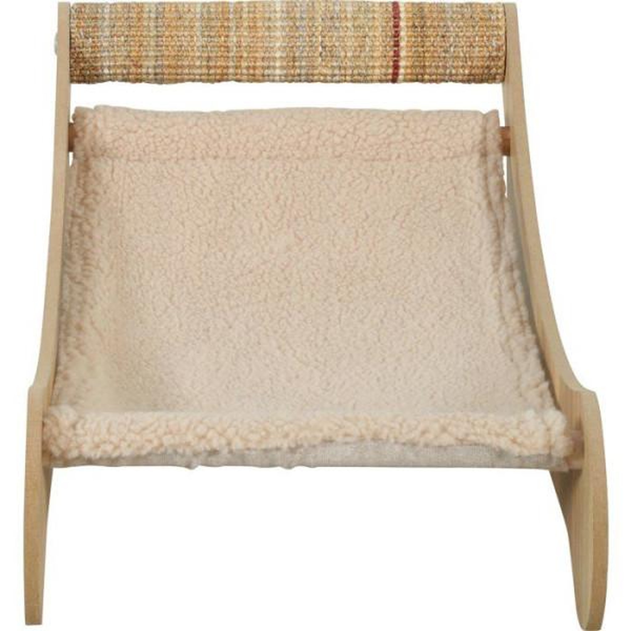 Voir la diapositive 3 : Zolux Hamac chaise longue pour chat - zolux - griffoir sisal - espace repos - boréal - biege