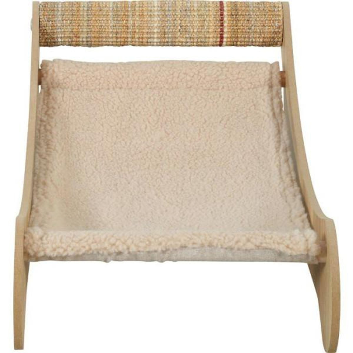 Zolux Hamac chaise longue pour chat - ZOLUX - Griffoir sisal - Espace repos - Boréal - Biege