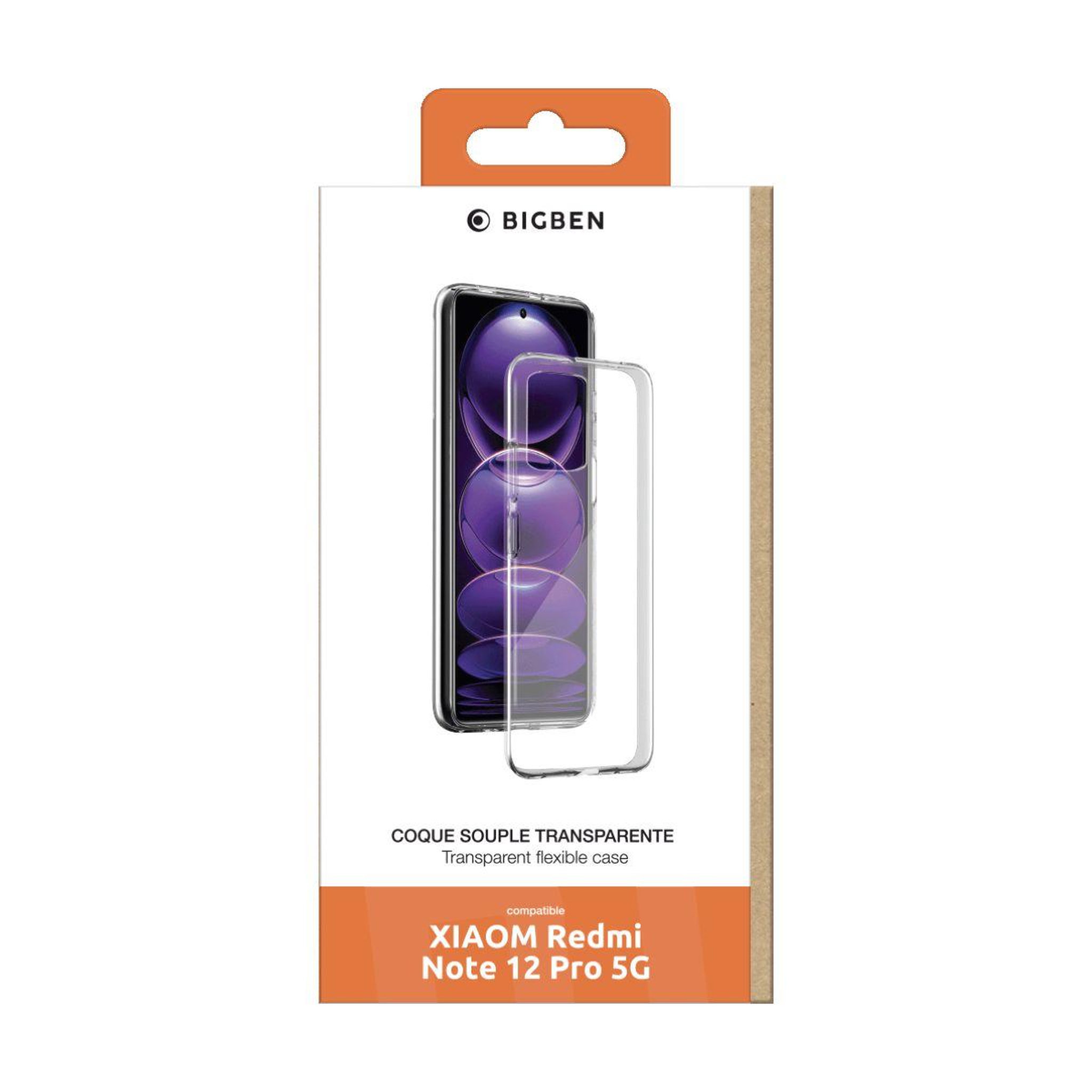 Voir la diapositive 2 : Bigben Connected Coque xiaomi redmi note 12 pro 5g transparent