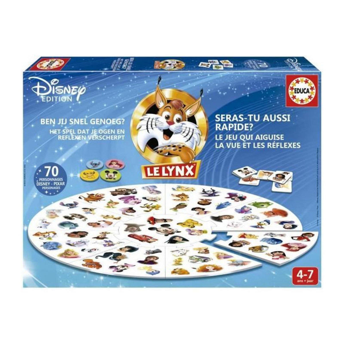 EDUCA LE LYNX DISNEY 100 - EDUCA - Jeu de plateau - 19748