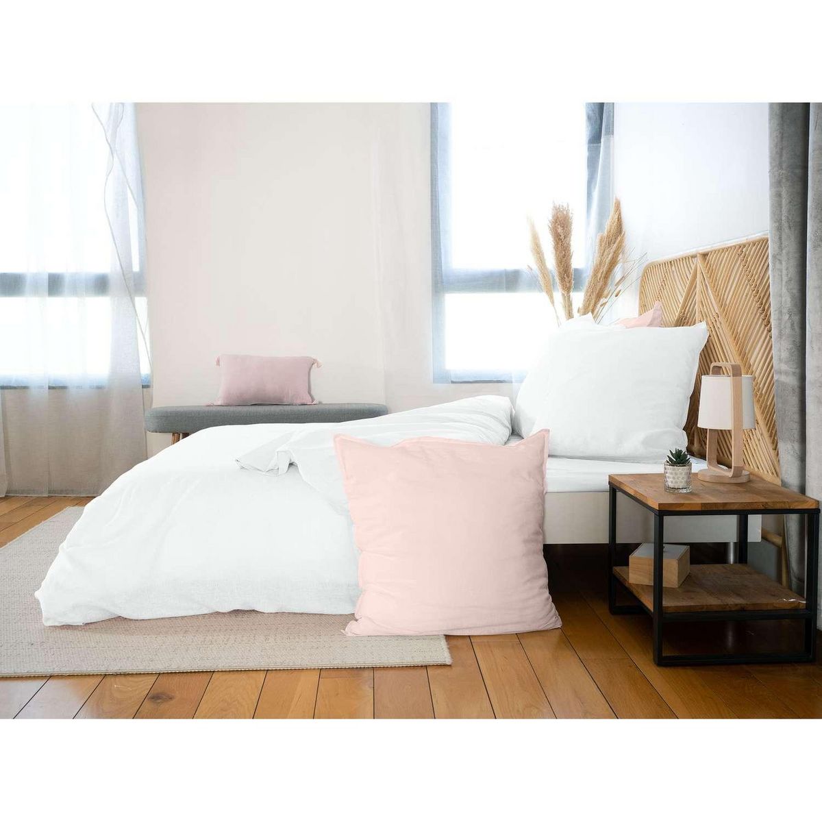 COTE DECO Parure de lit - Coton et Lin