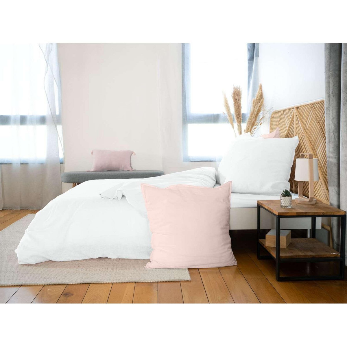 COTE DECO Parure de lit - Coton et Lin