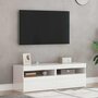 Voir la diapositive 5 : VIDAXL Meubles TV avec lumieres LED 2 pcs blanc brillant 60x35x40 cm