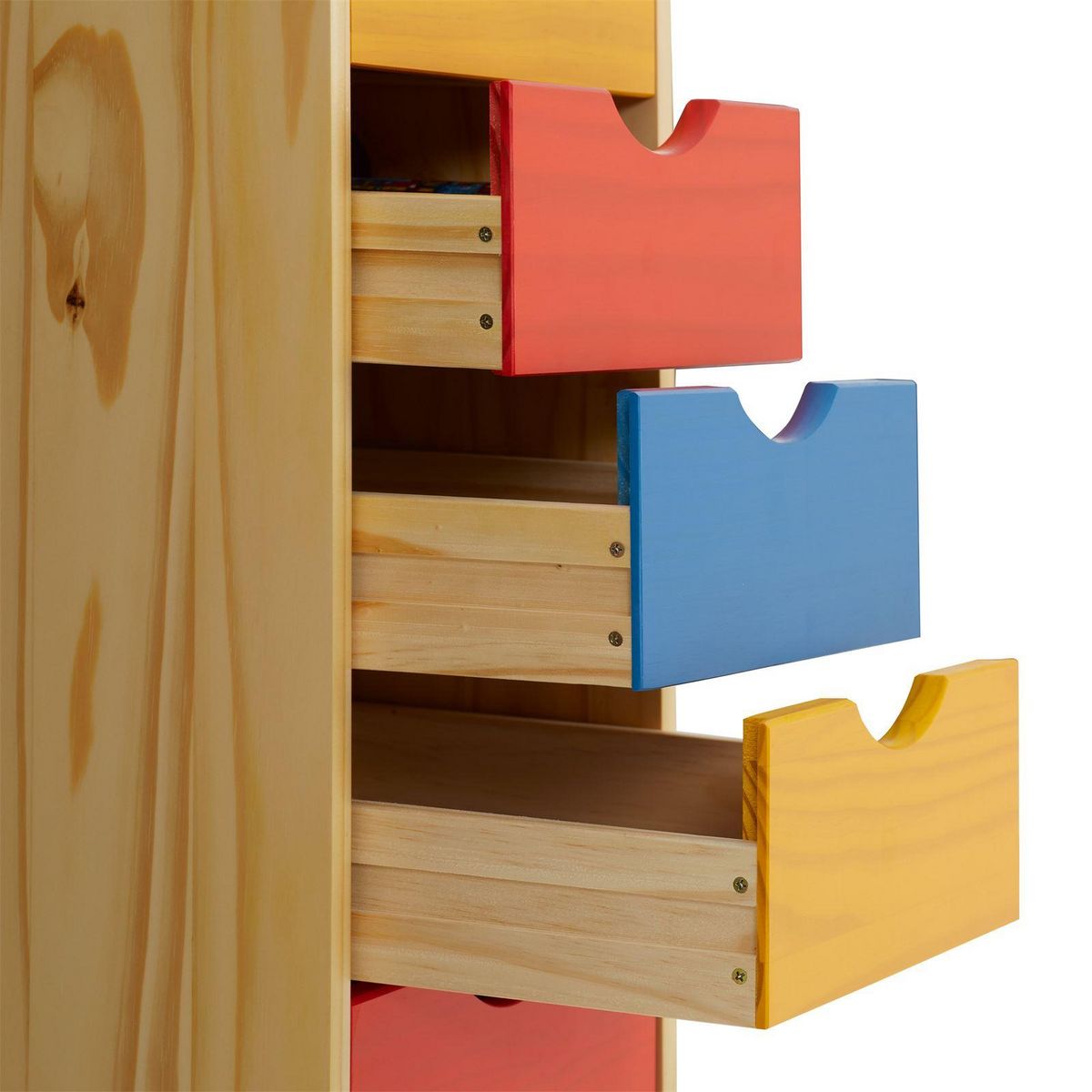 IDIMEX Caisson de bureau sur roulettes LAGOS, avec 5 tiroirs