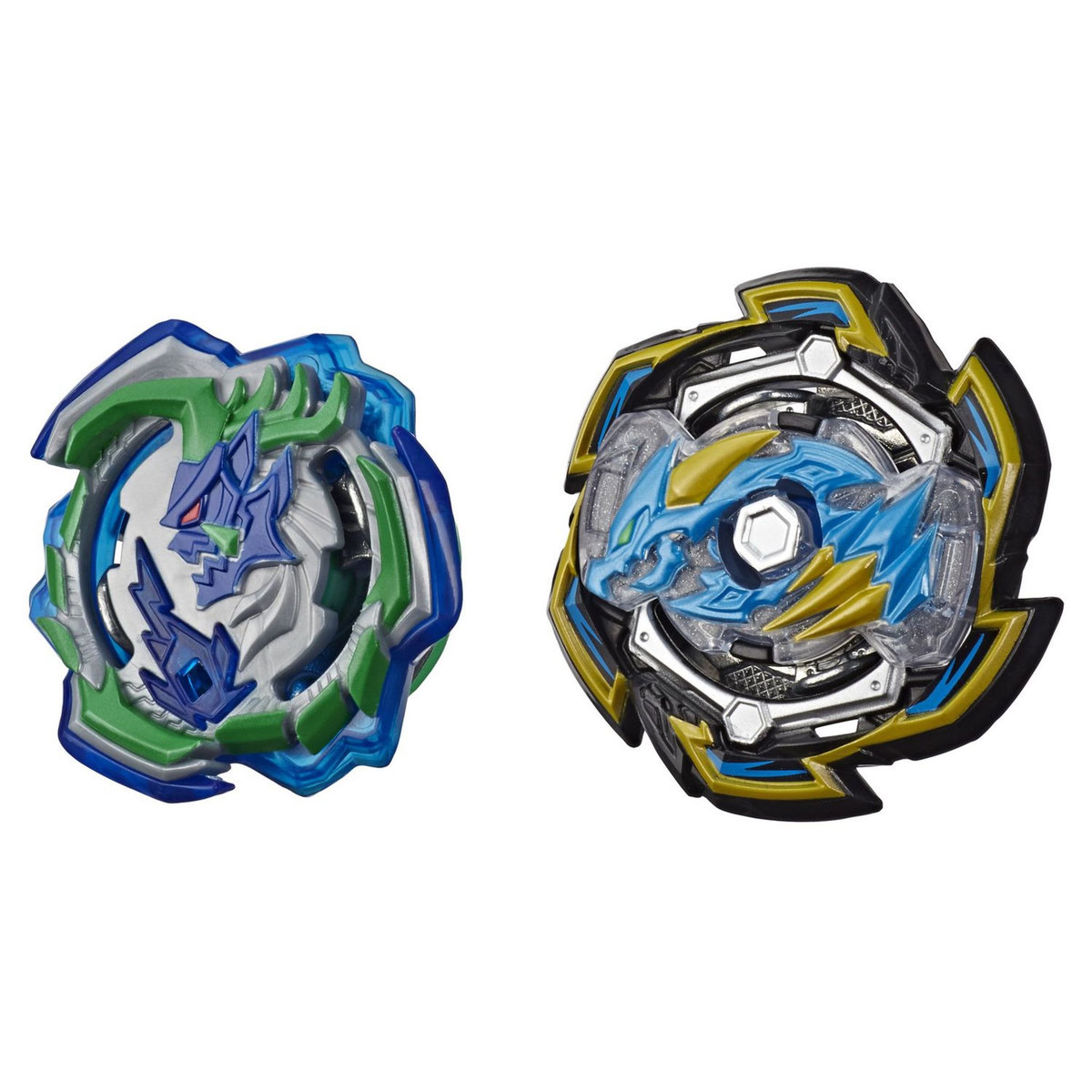 HASBRO Toupie Beyblade Burst Rise - Pack Duel Hypersphere Toupies Erase Devolos D5 et Left Astro A5