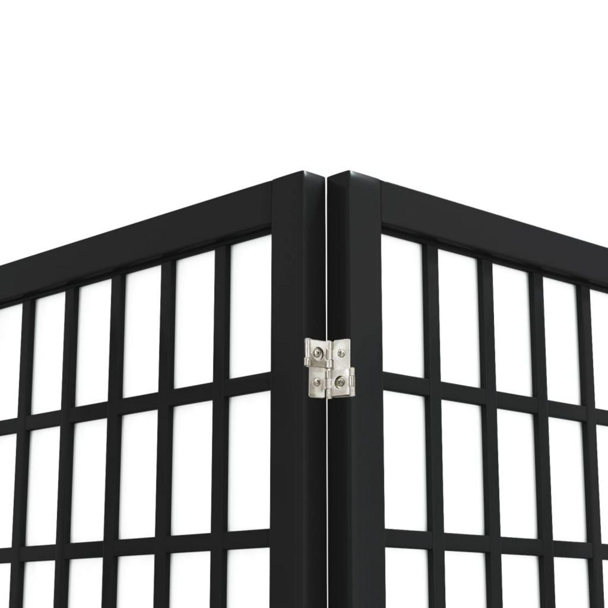 VIDAXL Cloison de separation pliable 6 panneaux 240x170 cm Noir