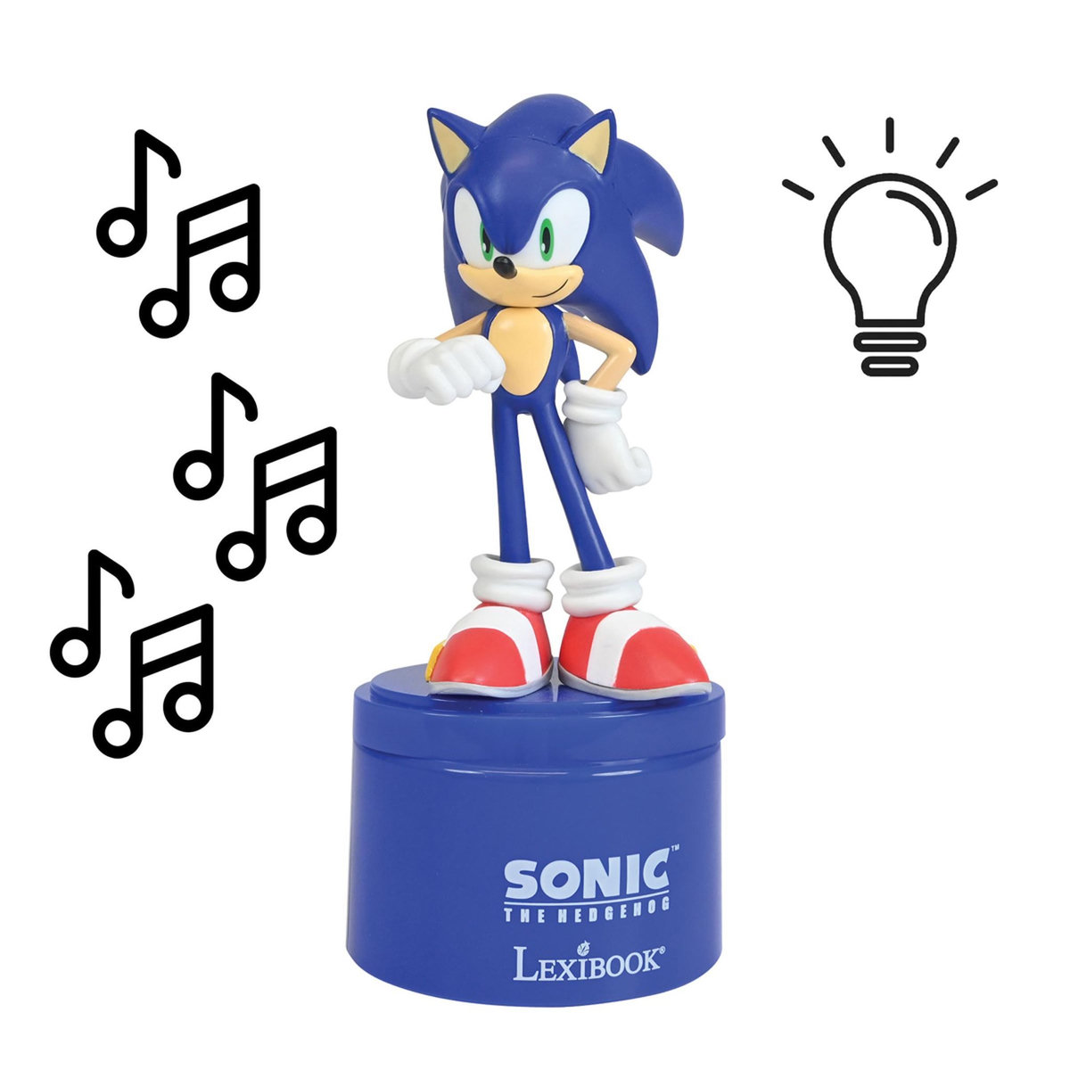 Lexibook Enceinte Bluetooth veilleuse Sonic