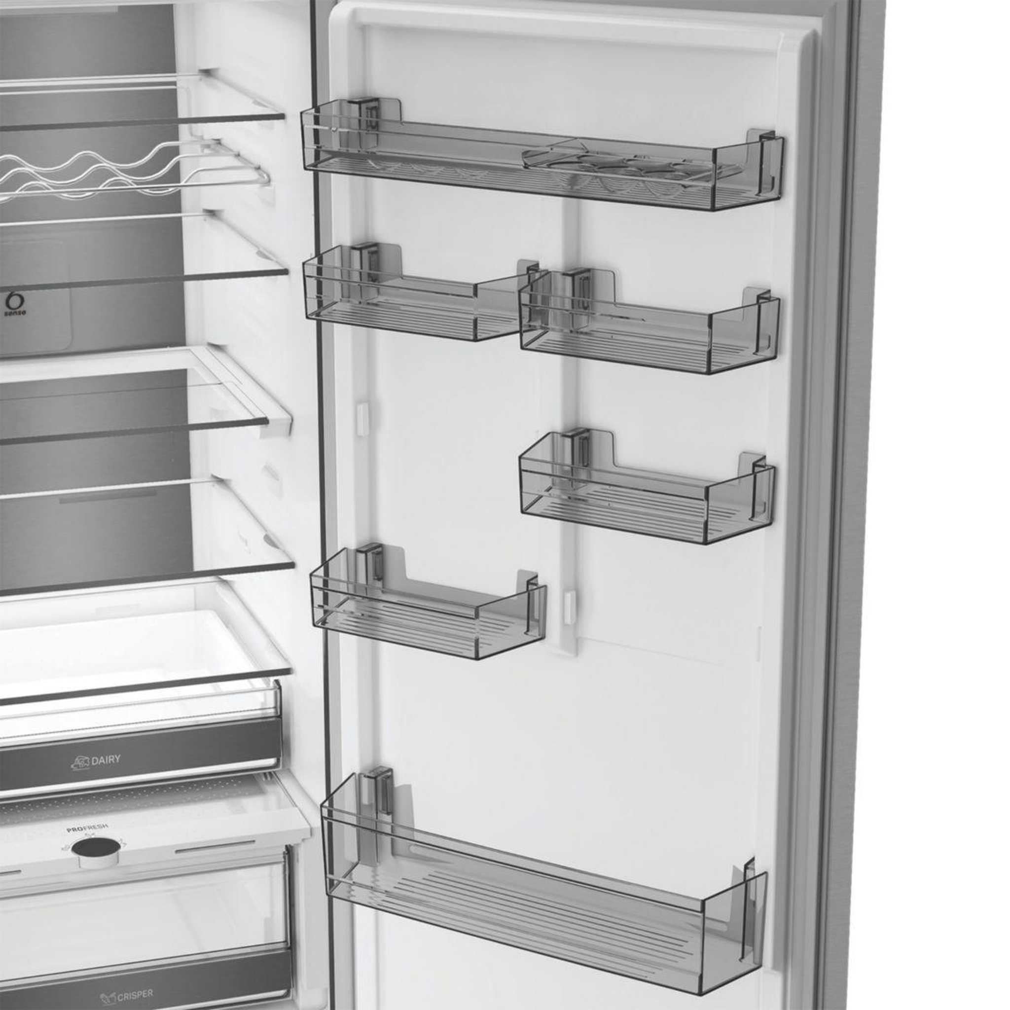 Voir la diapositive 4 : Whirlpool Réfrigérateur combiné whk26414xbr7ea