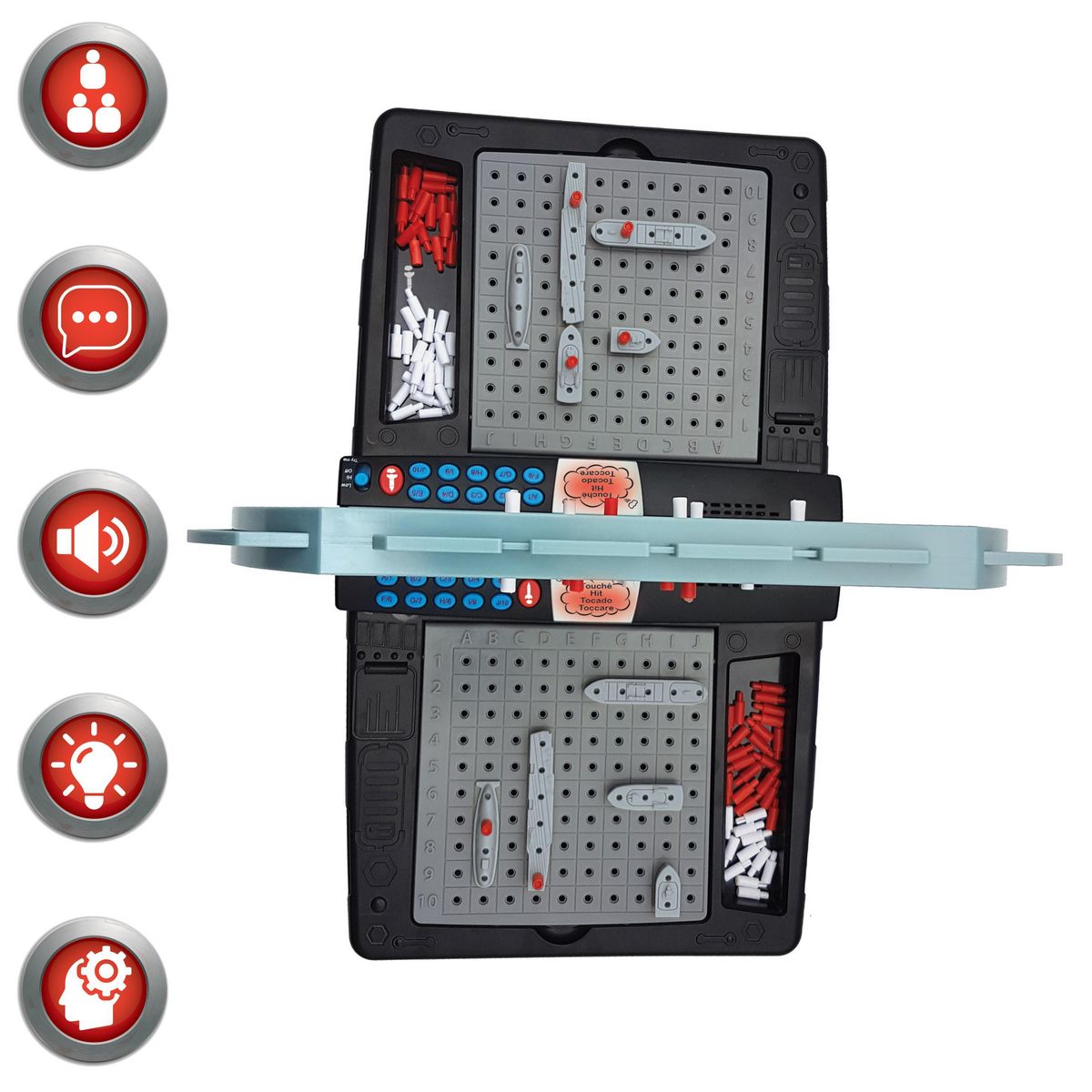 Lexibook Bataille Navale électronique parlante lumineuse (FR/DE/IT/NL)