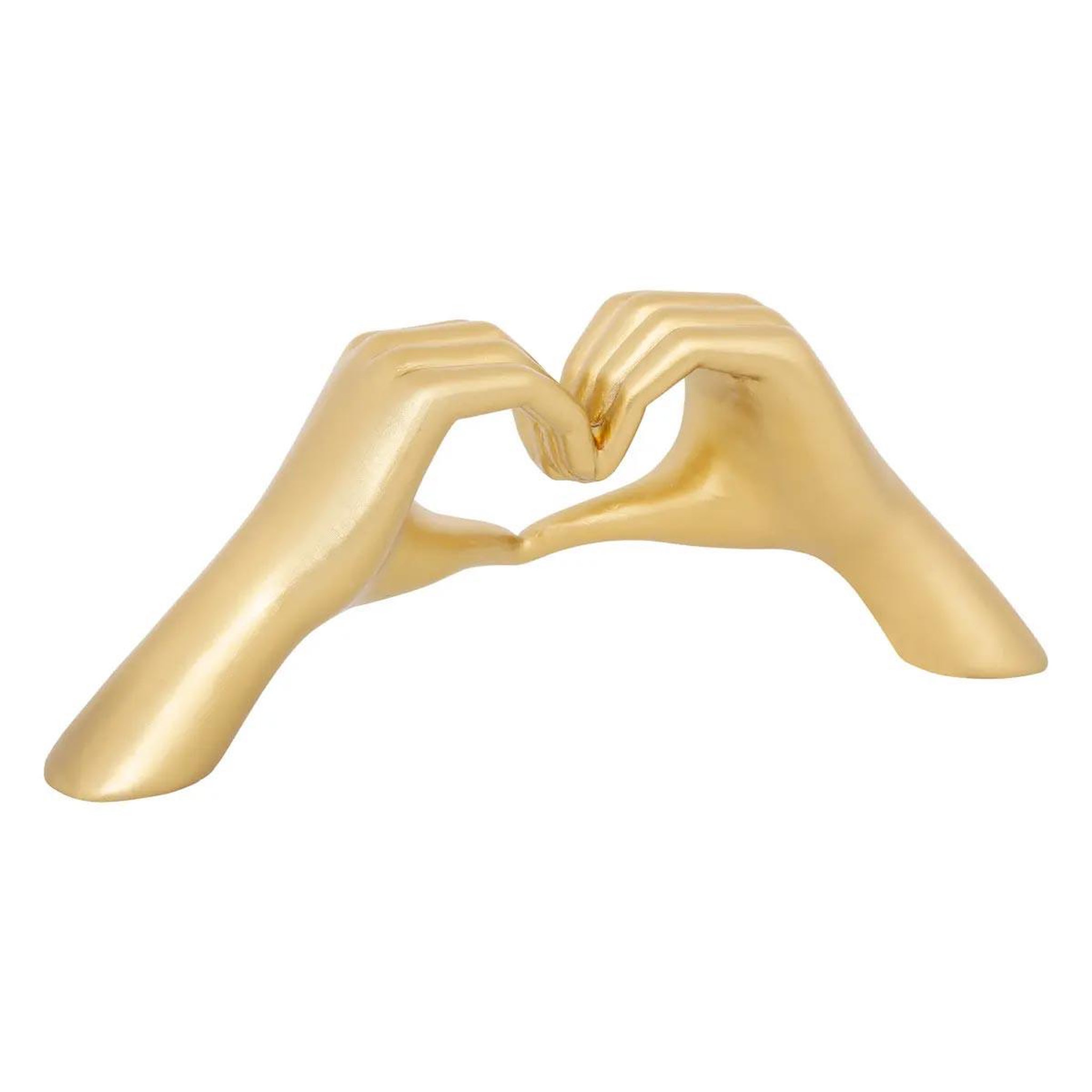 ATMOSPHERA Mains cœur déco  amy  31cm doré