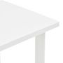 Voir la diapositive 4 : VIDAXL Table de jardin Blanc 80x75x72 cm Plastique