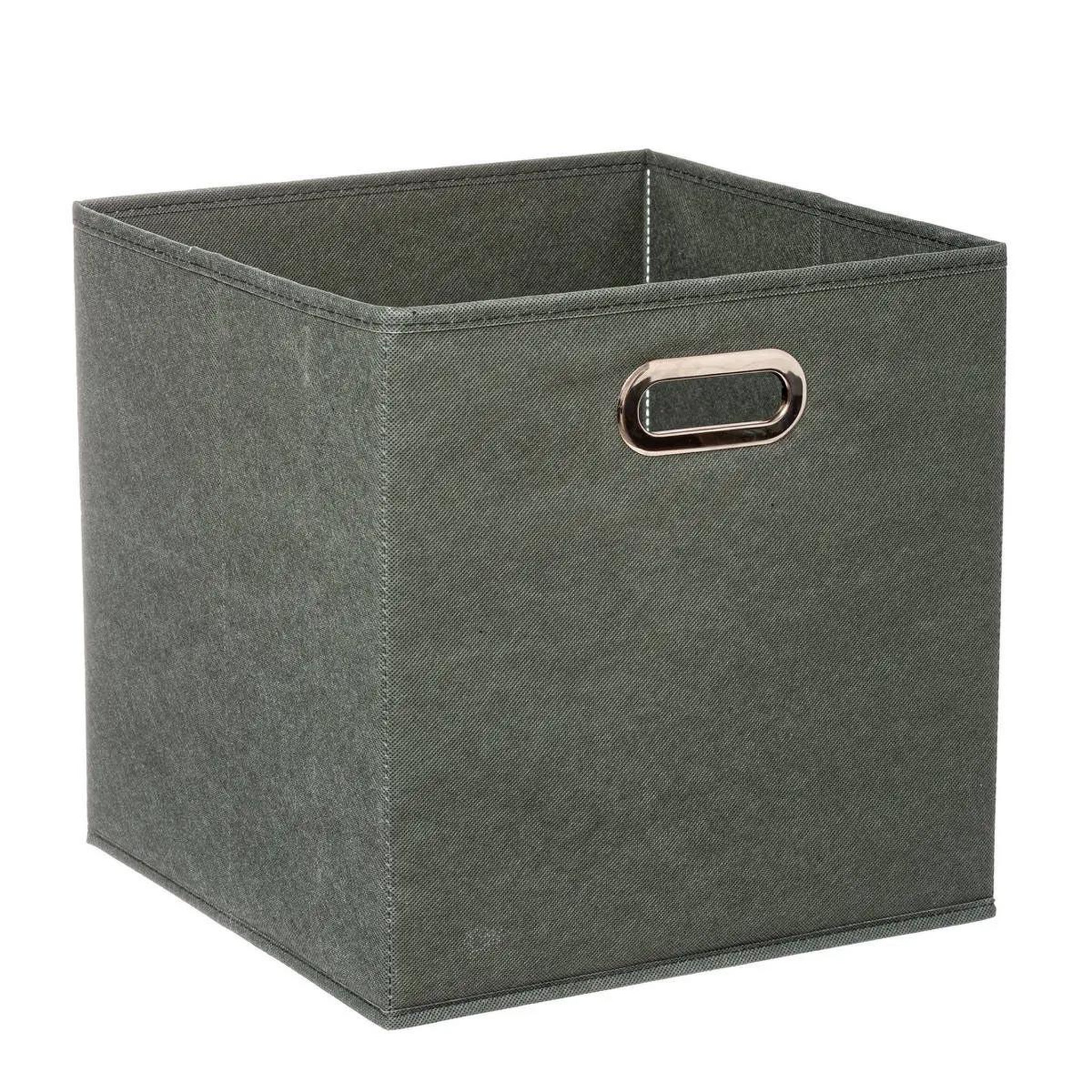 FIVE Boîte de rangement carrée pliable  mix n'modul  31x31cm kaki