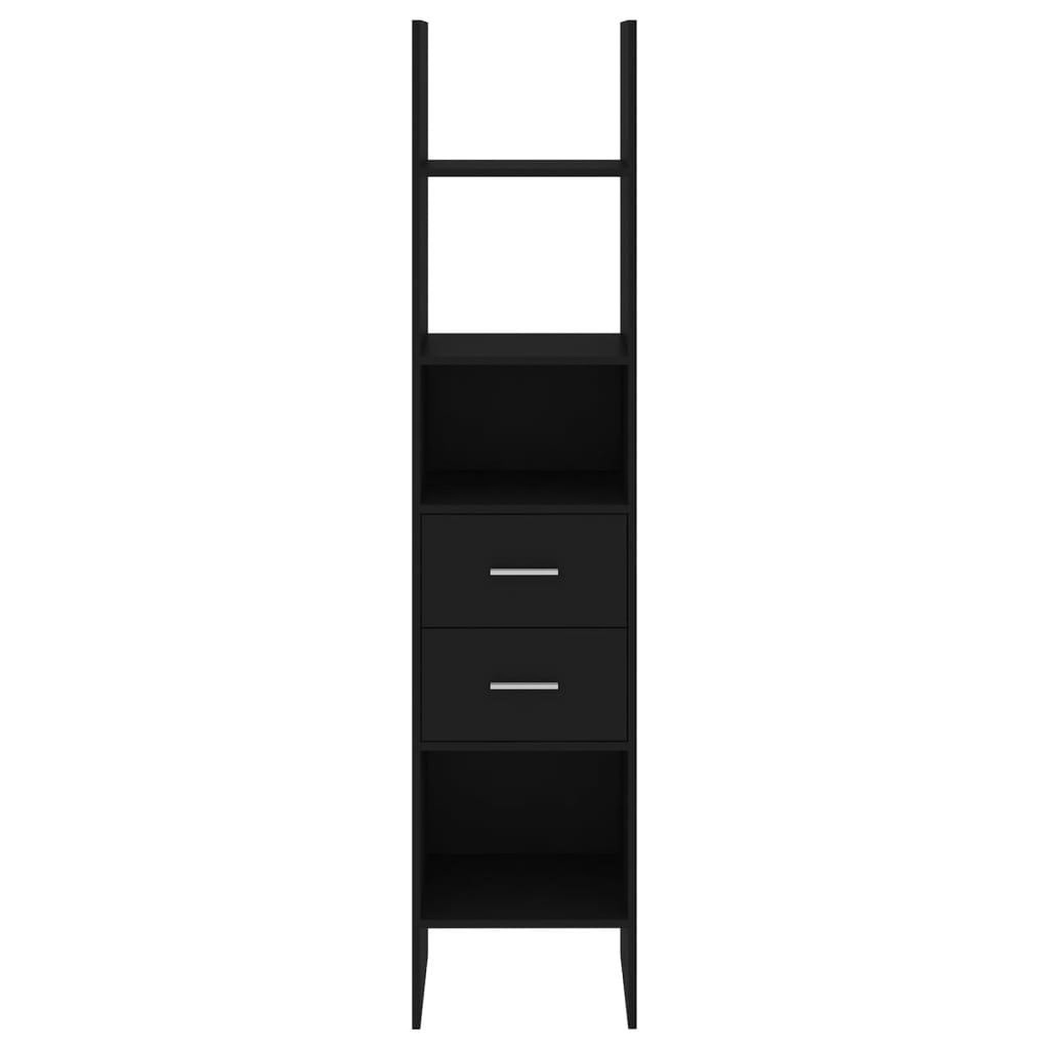 Voir la diapositive 4 : VIDAXL Bibliotheque Noir 40x35x180 cm Bois d'ingenierie