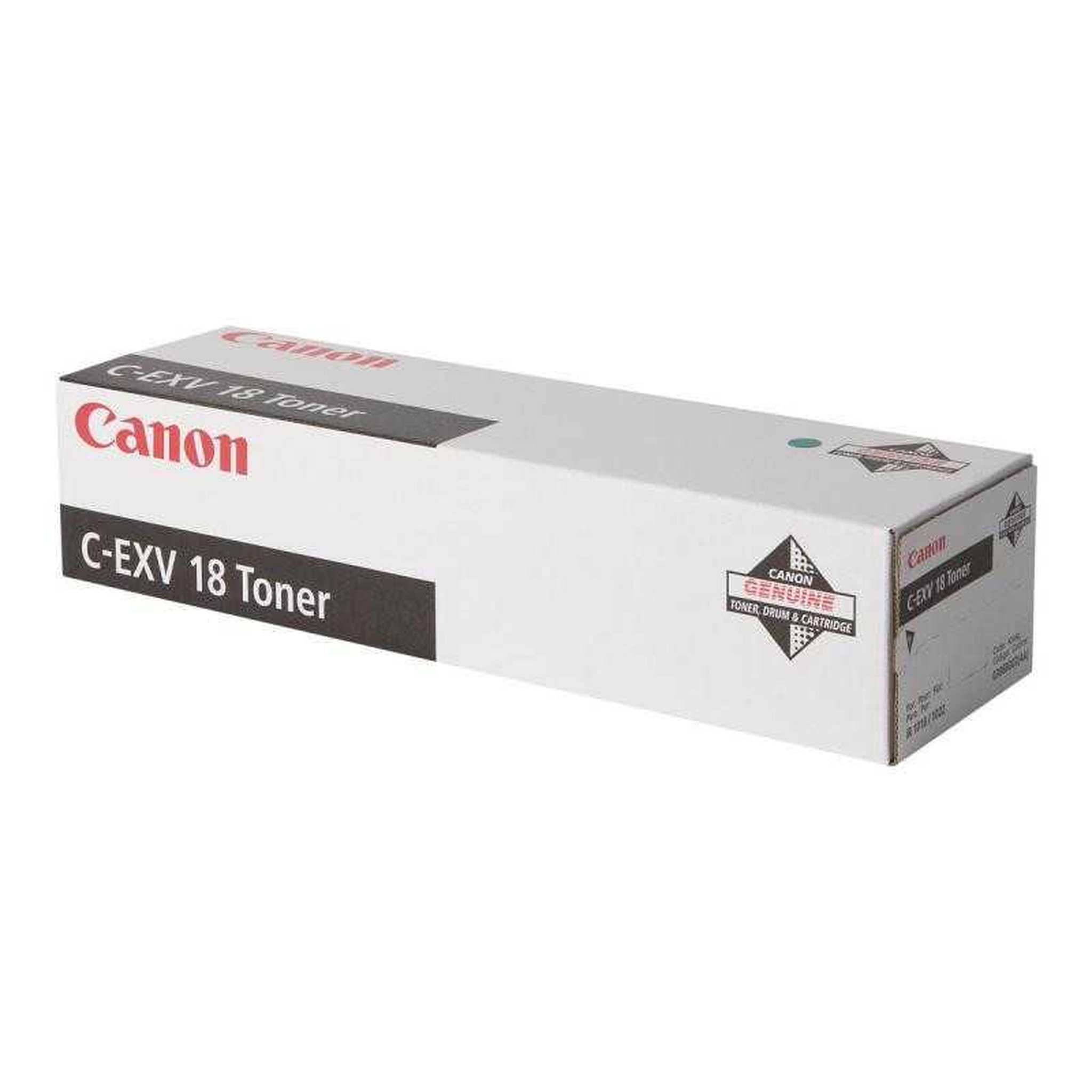 Canon Canon c-exv 18 toner laser noir original 0386b002 pour ir1018/ir1022