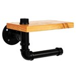 The Home Deco Factory Dérouleur WC avec support industriel