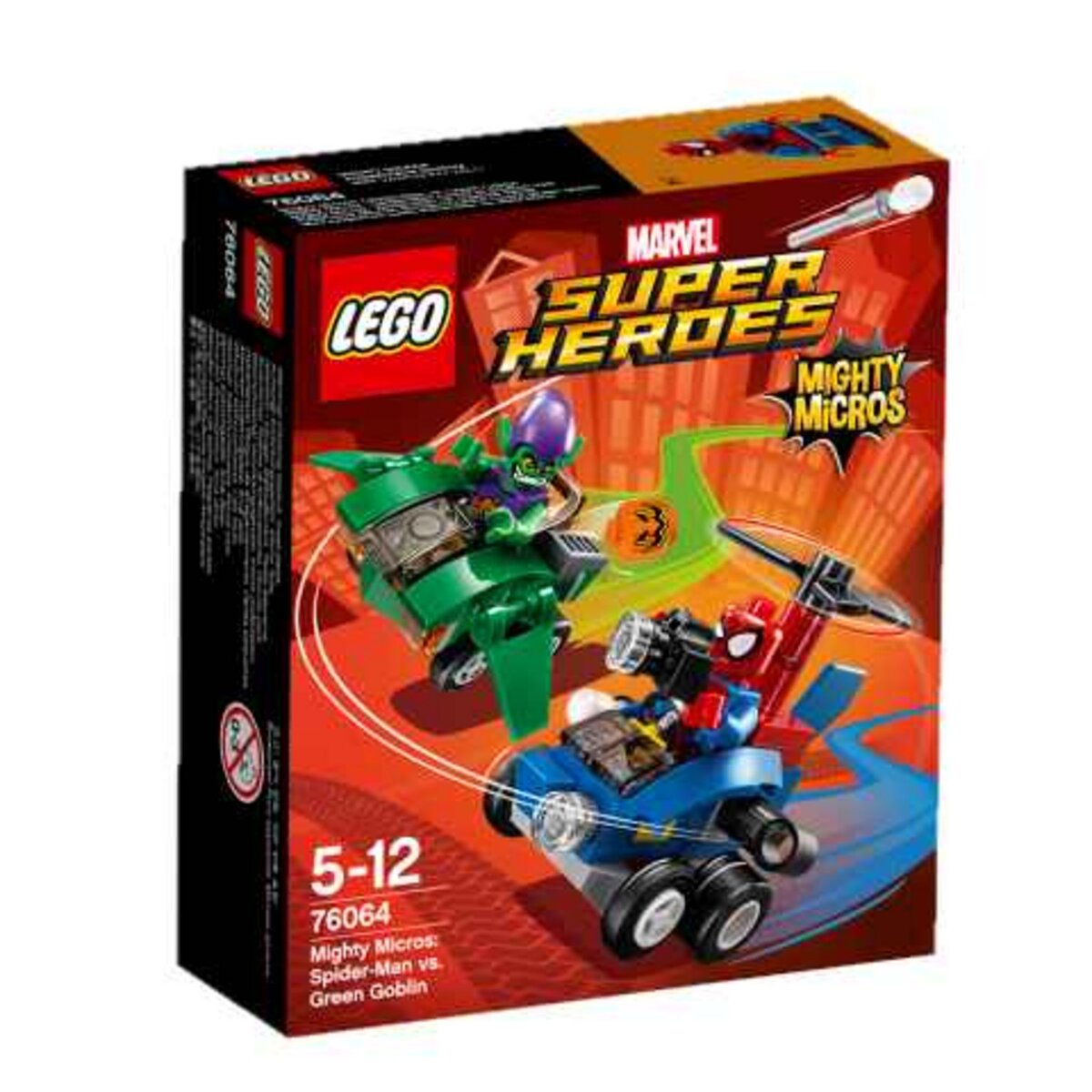 LEGO Super Heroes Marvel 76064 - Mighty Micros: Spider-Man contre le Bouffon Vert