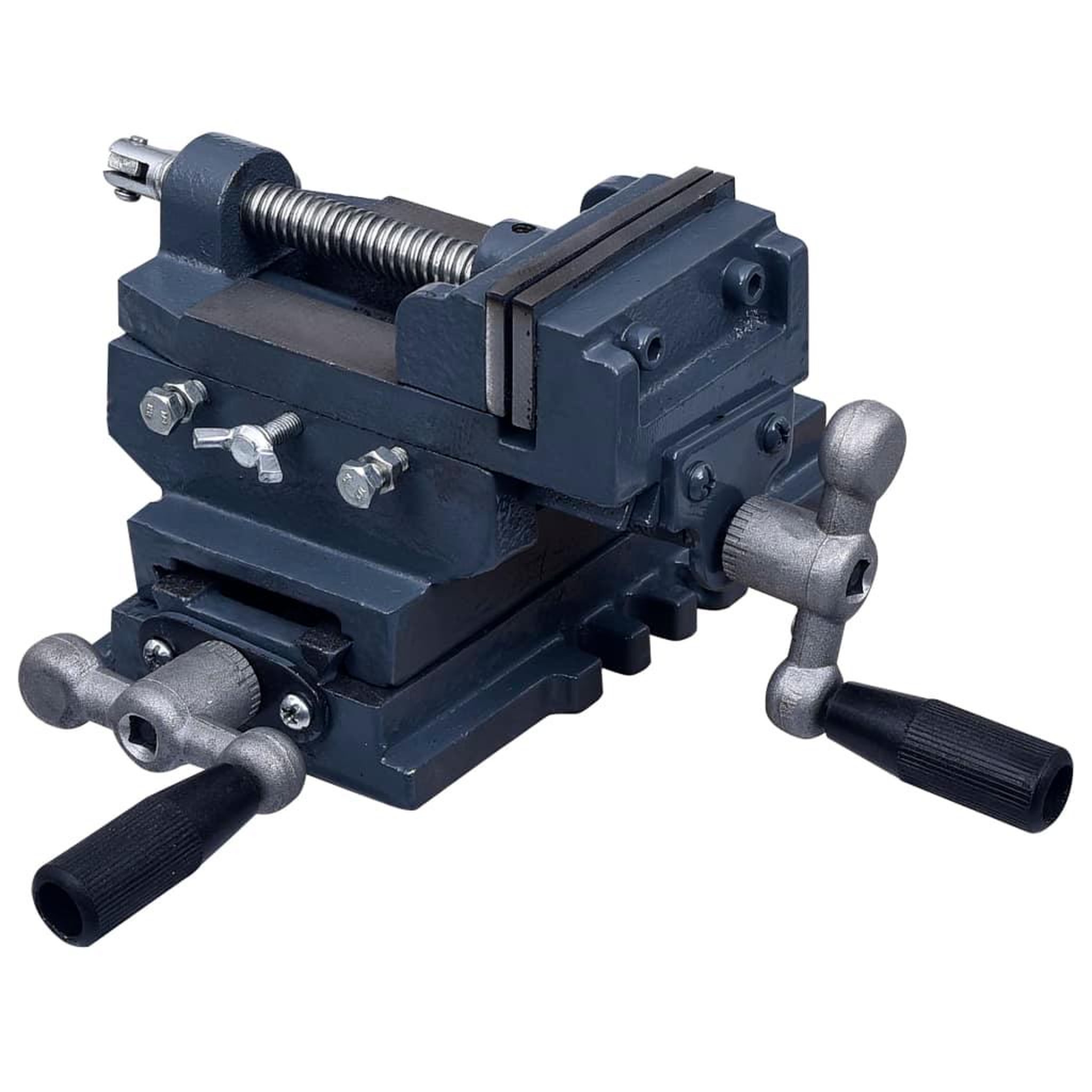 Voir la diapositive 2 : VIDAXL Etau de perceuse a pression manuelle 70 mm