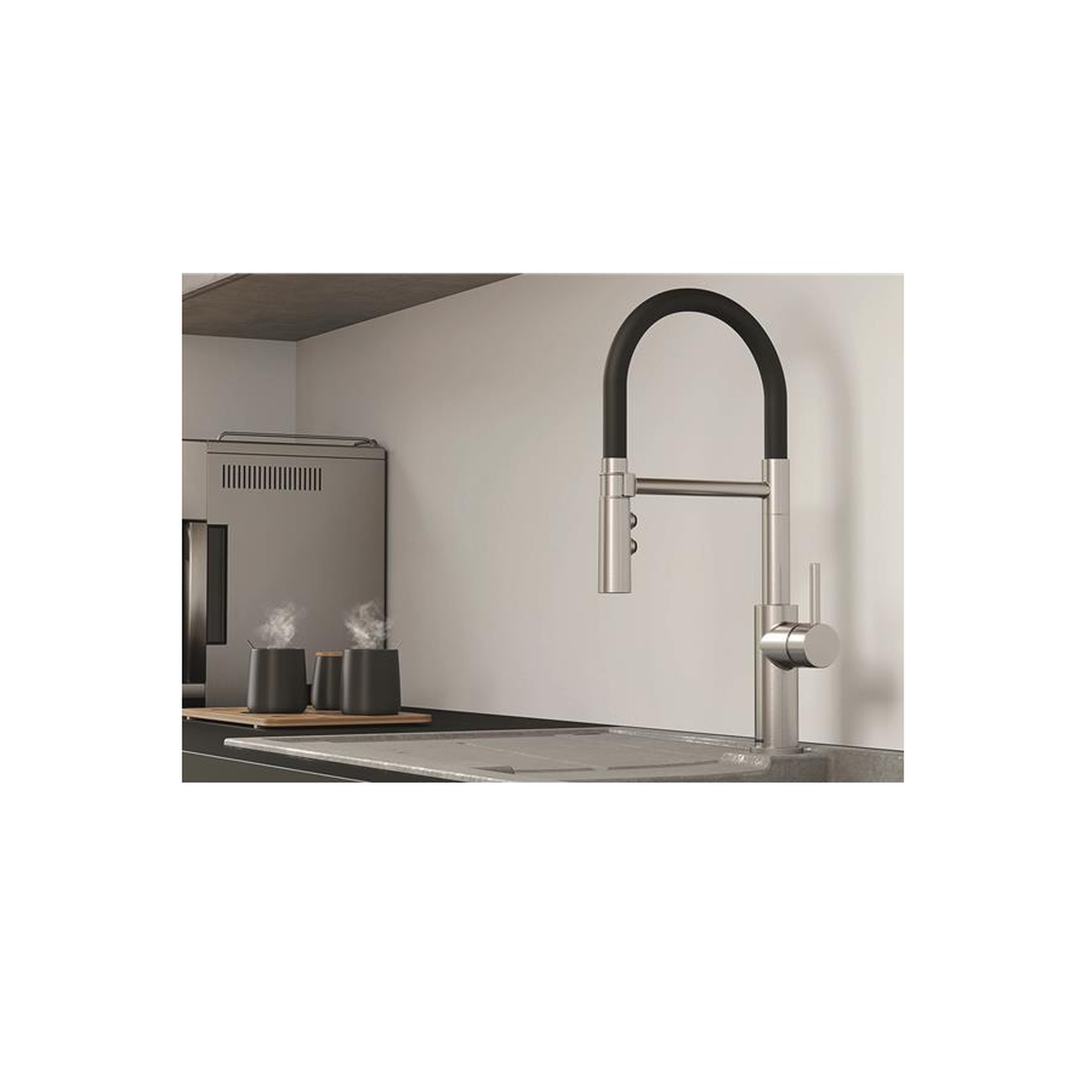 Voir la diapositive 2 : Blanco Mitigeur avec douchette inox - 525792