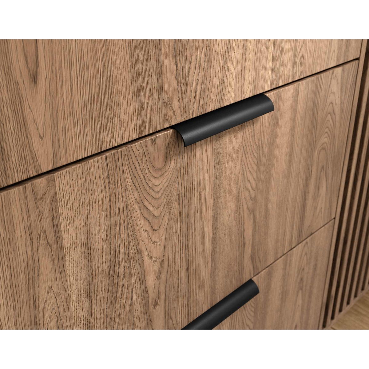 BEST MOBILIER Portmore - armoire - effet bois - 185x192 cm