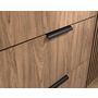 Voir la diapositive 4 : BEST MOBILIER Portmore - armoire - effet bois - 185x192 cm