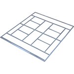 Habitat et Jardin Fondation pour abri de jardin  ROSAS  - 10,85 M²