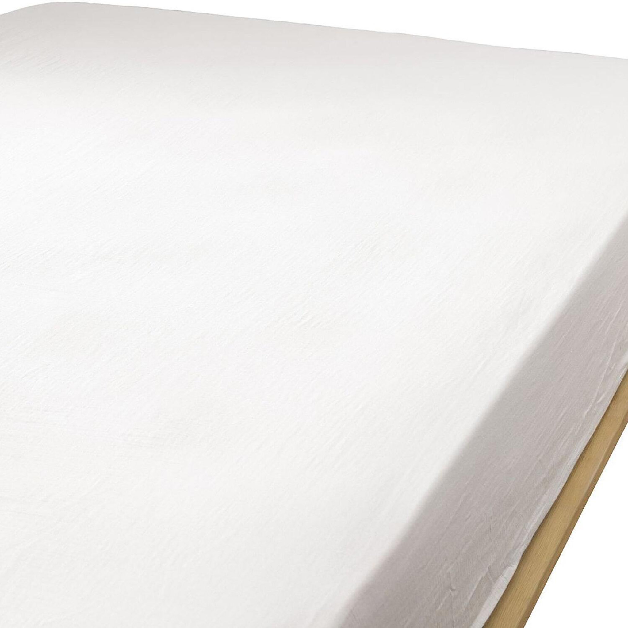 Voir la diapositive 3 : Home collection Drap housse 100% gaze de coton
