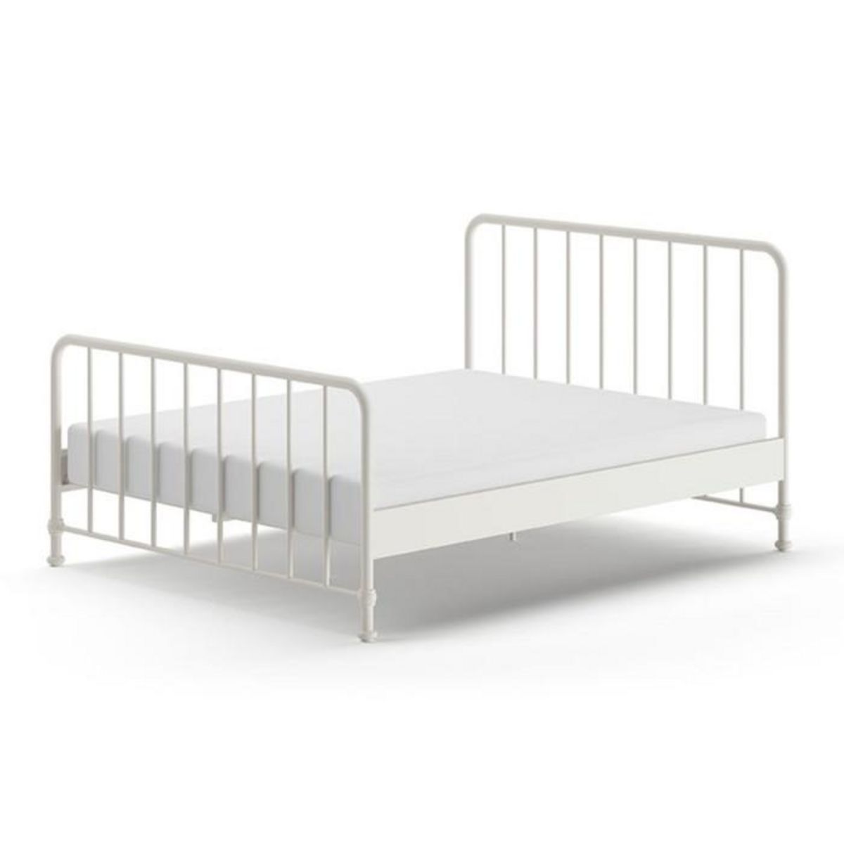 Paris Prix Lit Adulte  Bronxx  160x200cm Blanc Mat