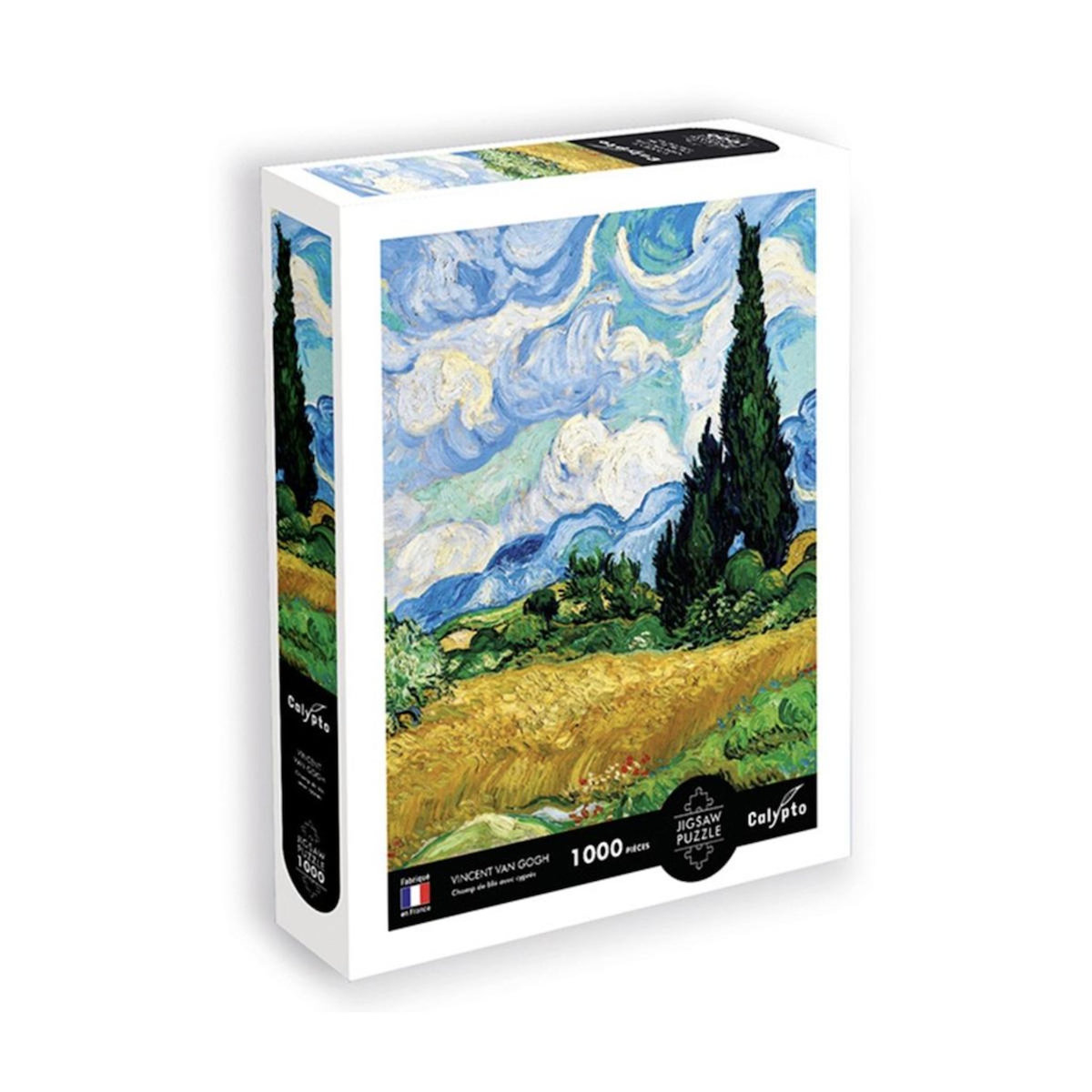 Sentosphere Puzzle 1000 pieces - Champ de ble avec cypres - Vincent Van Gogh