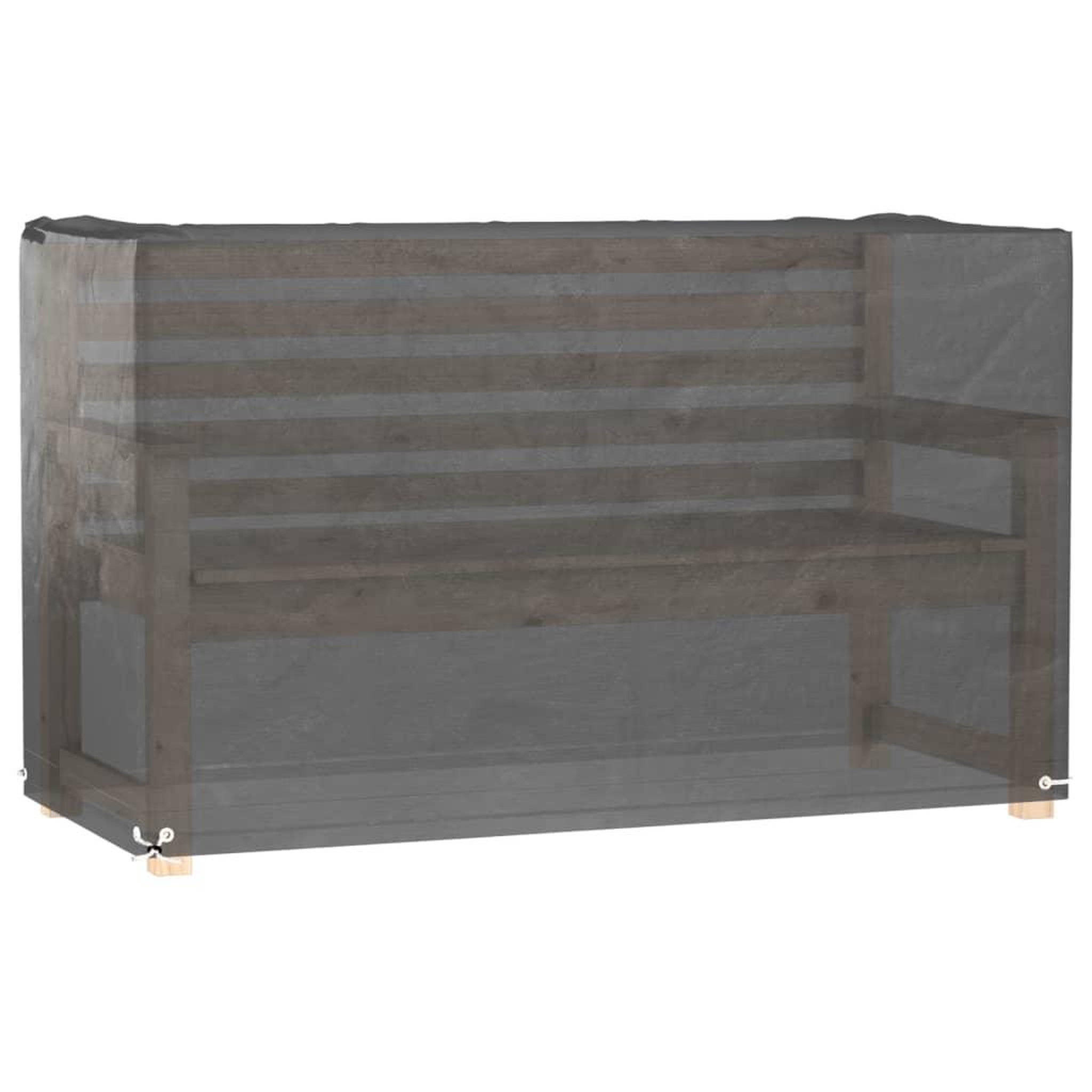 Voir la diapositive 2 : VIDAXL Housses salon de jardin 2pcs 8œillets 170x94x70cm rectangulaire