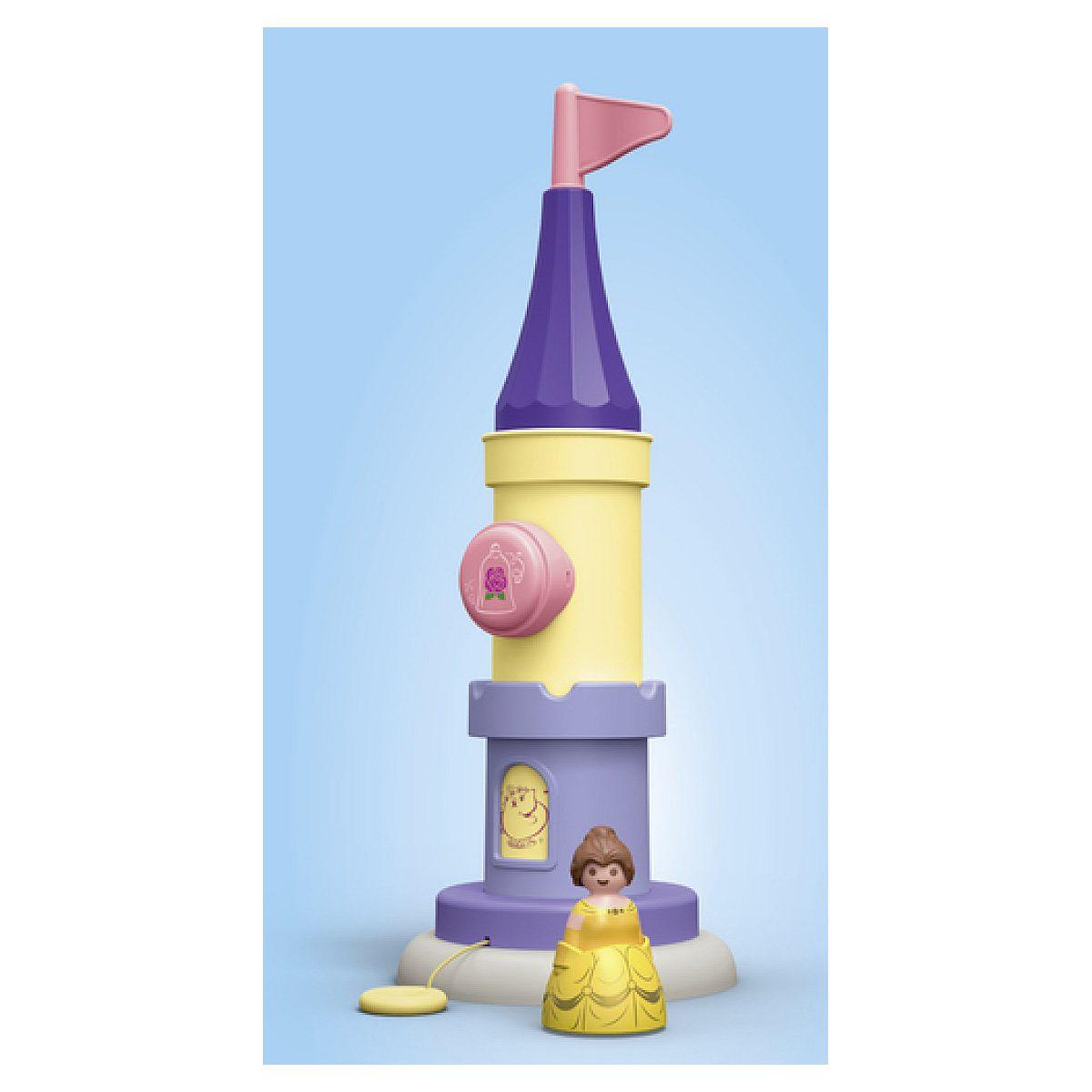 Voir la diapositive 5 : PLAYMOBIL 71458  junior  and  disney: tourelle de belle