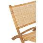 Voir la diapositive 6 : Paris Prix Fauteuil Pliant en Teck  Moises  78cm Naturel