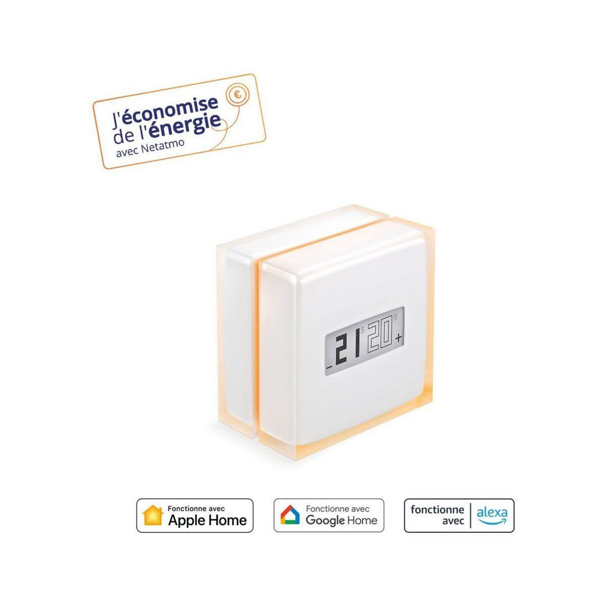 NETATMO Thermostat connecté compatible fioul gaz bois