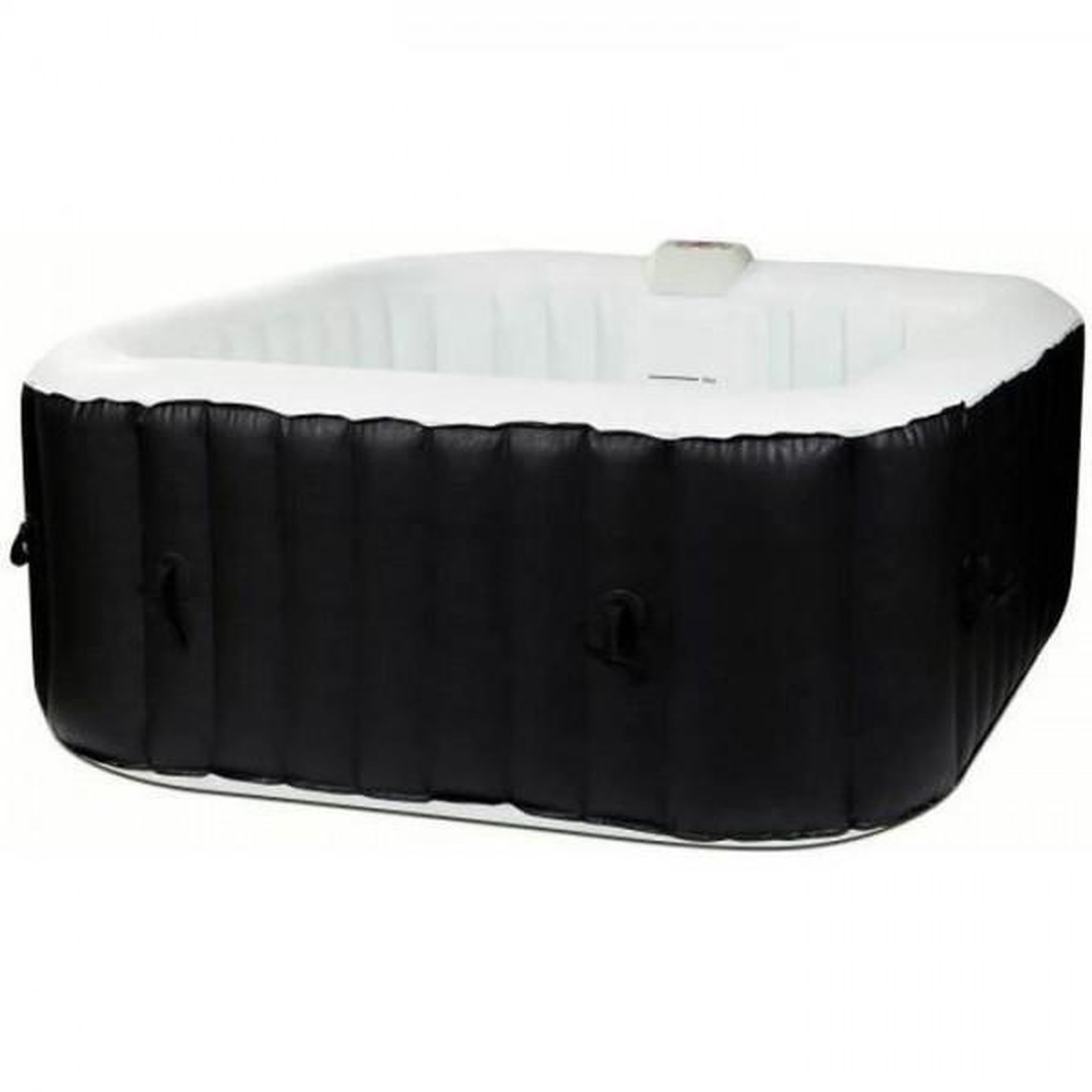 Voir la diapositive 4 : SUNSPA Spa gonflable SUNSPA - AC02 - 185 x 65 cm - 6 places - Carré (Livré avec filtre, cadenas, tapis de sol et couverture)