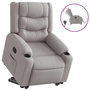 Voir la diapositive 4 : VIDAXL Fauteuil inclinable electrique gris nuage tissu