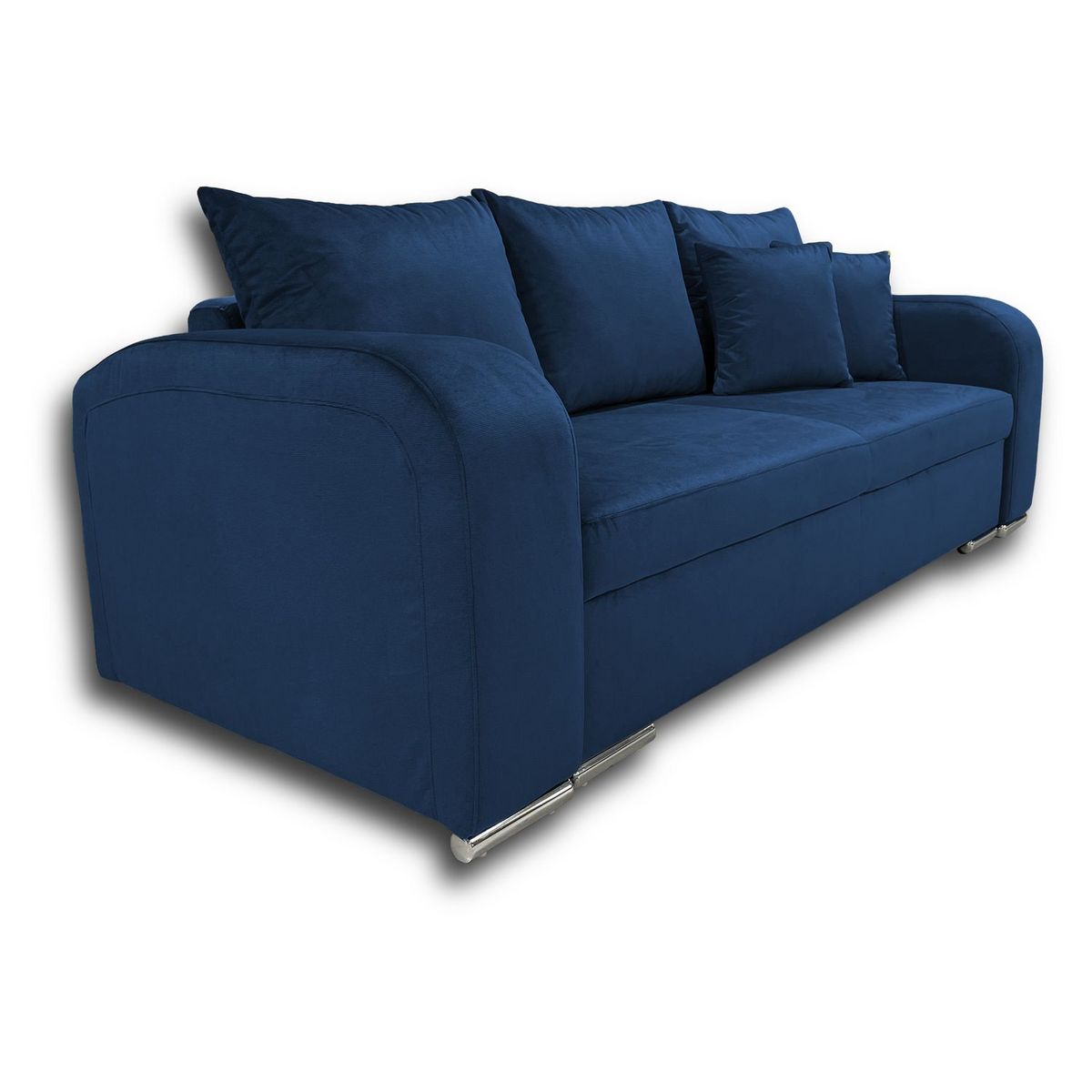 Canapé droit convertible 3 places tissu BOB