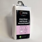 SOLEIL D'OCRE Protège matelas microfibre, par Soleil d'ocre. Coloris disponibles : Blanc