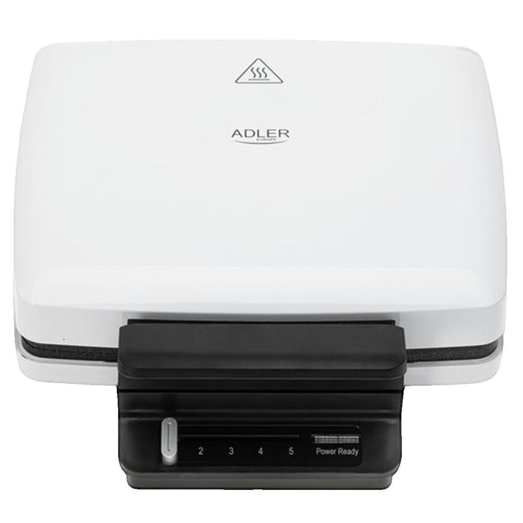 Voir la diapositive 2 : ADLER Gaufrier Adler AD 3085 Noir et Blanc